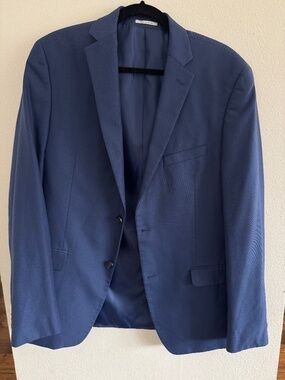 Alfani Men's Slim Fit Navy Blue Suit 40L